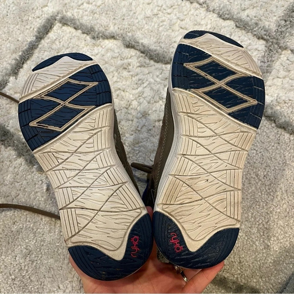 RYKA Aurora Quilted Sneaker Ankle Boot taupe Brown blue pink 6.5 - Picture 9 of 12